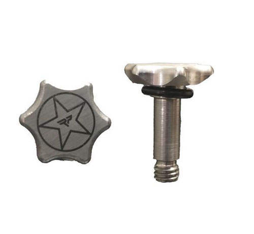 Les vis oversized pour Marlin 45 Colt permettent un démontage rapide du levier, facilitant le nettoyage et le remplacement, avec une tête hexagonale antidérapante.